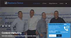 Desktop Screenshot of businesssense.pl